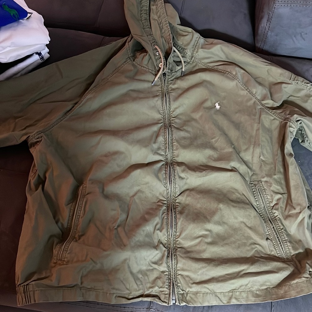 Polo zip up jacket